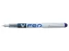 Pilot Pluma Estilográfica V-Pen Desechable Tinta Líquida 0.5mm Punta Acero Azul