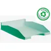 Archivo 2000 Bandeja Apilable EcoGreen 3 Posiciones 345x255x60mm Reciclado Verde Pastel