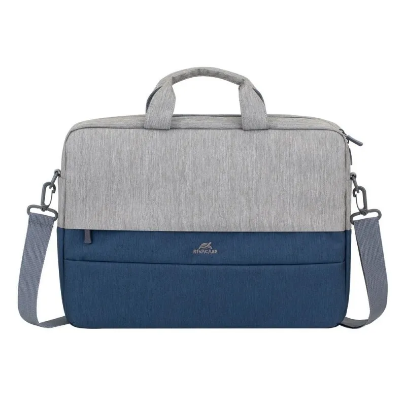 Rivacase 7532 Grey/Blue Prater Maletín 15,6" Gris-