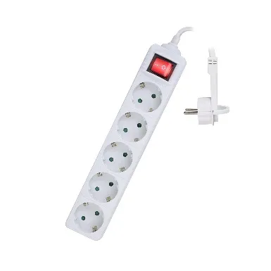 EWENT EW3955  Regleta 5 Tomas / 1 interruptor 1.5m
