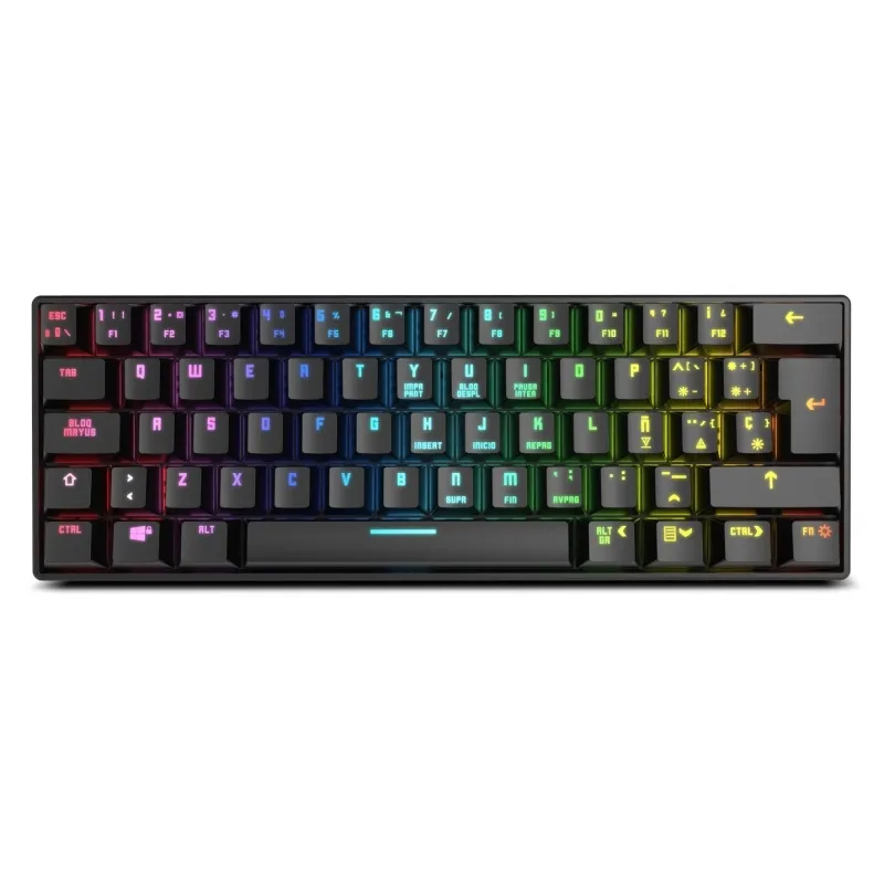 Krom Teclado Gaming Kluster Rgb Mini Keyboard
