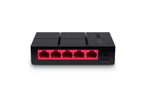 Mercusys Switch 5 Puertos Gigabit RJ45 10/100/1000Mbps Compacto Plug & Play
