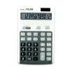 Milan Calculadora de 12 Dígitos con 3 Teclas de Memoria y Apagado Automático - Blanco y Gris