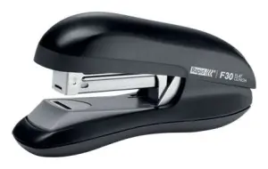 Rapid F30 Grapadora de Sobremesa Negra - Grapado Plano Hasta 30 Hojas - Para Grapas 24/6 y 26/6