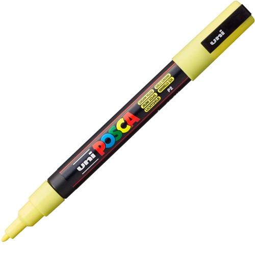 Posca Marcador  Pc-3M Punta Cónica 0,9 - 1,3 Mm Amarillo Sol
