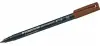 Staedtler Rotulador Permanente Lumocolor 317-7 M Marrón