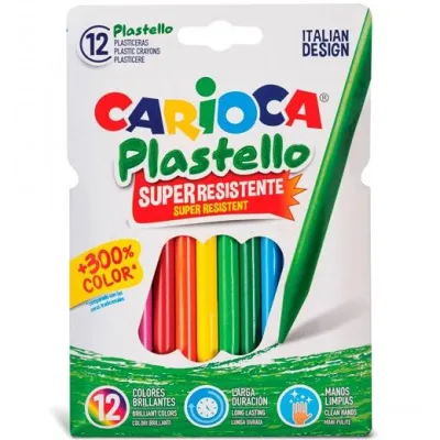 Carioca Plasteleras Resistentes Estuche 12 Surtidos
