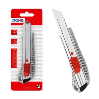 Dohe Cutter Acero Inoxidable con Sistema de Bloqueo - Cuchillas Tronzables