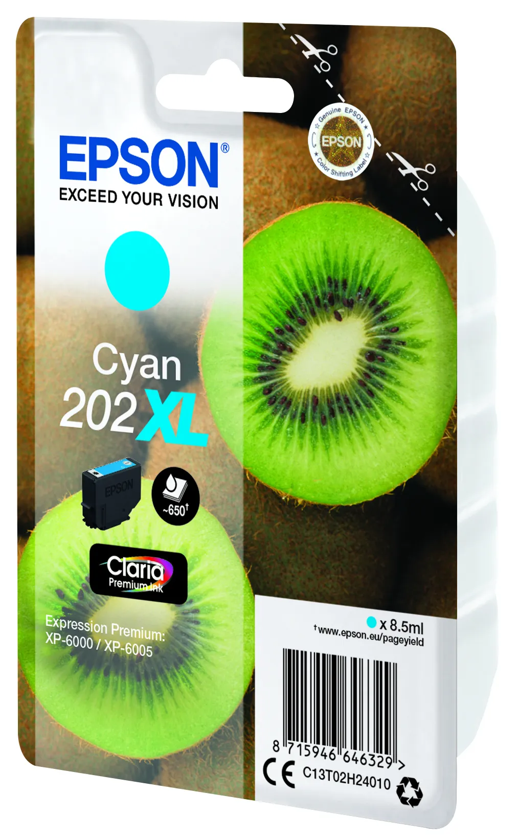 Epson 202XL Cartucho de Tinta Original Cyan