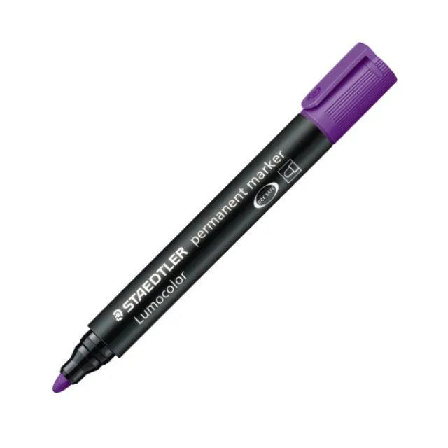 Staedtler Lumocolor 352 Rotulador Permanente Violeta Punta Redonda 2mm Secado Rápido