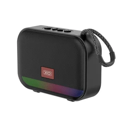 XO F66 Altavoz Bluetooth 5W con USB, MicroSD y RGB - Color Negro