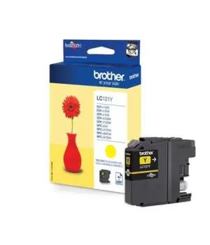 Brother LC121 Cartucho de Tinta Amarillo Original