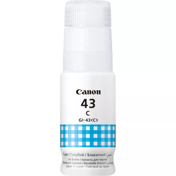 Canon Gi43 Cyan Botella De Tinta Original - Gi43C/4672C001