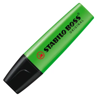 Stabilo Marcador Fluorescente Boss Original Verde