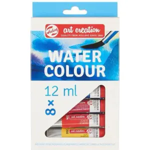 Talens Set De Acuarelas Tubo 12ml Con Estuche 8 Unidades