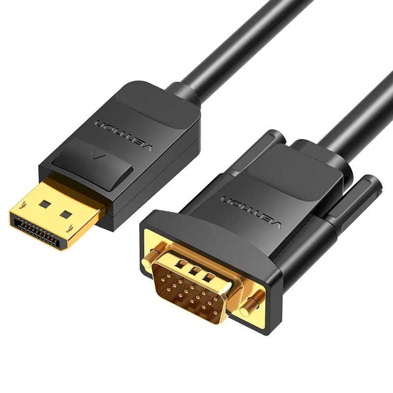 Vention Cable Conversor Displayport Macho a VGA Macho - 2m - Color Negro