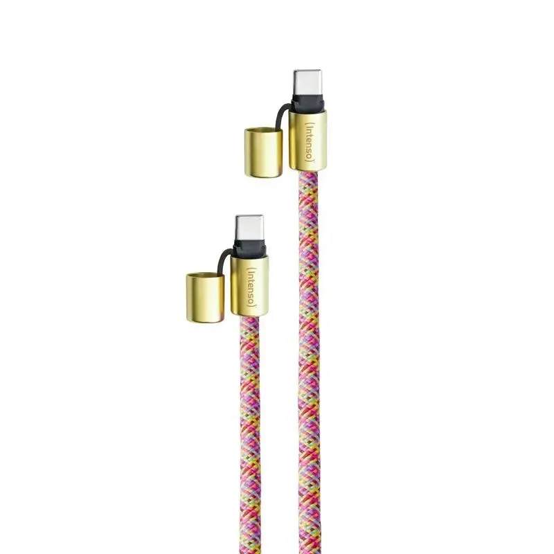 Intenso Lanyard  Cable Usb-C  C 1,65 M Neon Mix