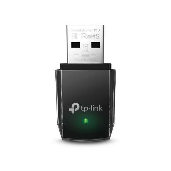 Tp-Link Archer T3U Mini Adaptador Usb Inalambrico Mu-Mimo Ac1300 - Color Negro - Alta Velocidad
