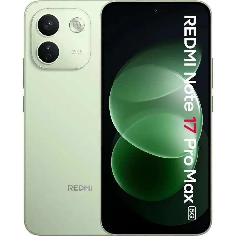 Xiaomi Redmi Note 17 Pro Max 5G 8GB RAM 512GB Almacenamiento Verde