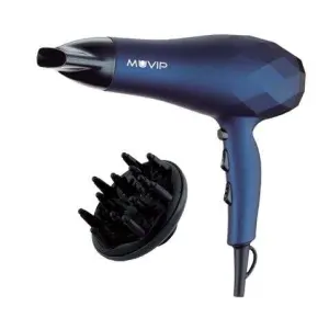 Muvip Secador de Pelo 2200W con 2 Velocidades y 3 Temperaturas - Color Azul