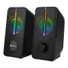 NGS Altavoces 2.0 Gaming Con Iluminación LED RGB 12W Conexión USB