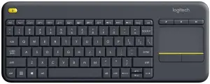 Logitech K400 Plus Teclado Inalámbrico con Touchpad para PC y TV - Negro
