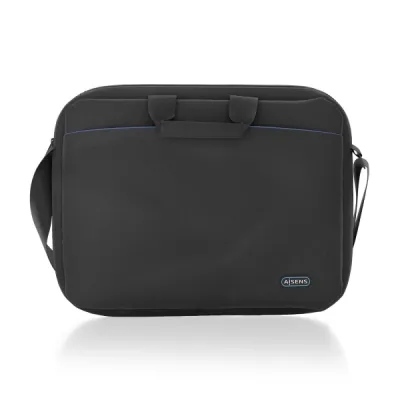 Aisens Maletín Para Portátil 15,6" Acolchado Con Bolsillo Frontal Negro
