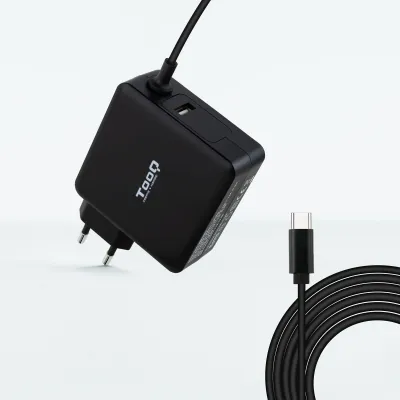 Cargador De Pared Tooq Tqlc-Usbc90Pd Usb-C Pd3.0 90W Color Negro