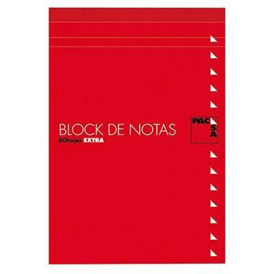 Pacsa Bloc Notas 80H Trepadas Folio Liso Con Tapa -10U-