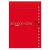 Pacsa Bloc Notas 80H Trepadas Folio Liso Con Tapa - Paquete de 10 Unidades