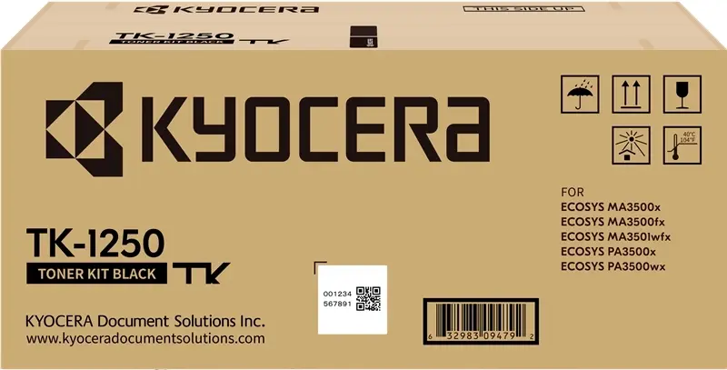 Kyocera TK1250 Cartucho de Tóner Original Negro