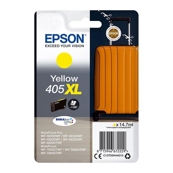 Epson Tinta Amarillo Workforce Pro Wf-3820Dwf, 3825Dwf, 4820Dwf, 4825Dwf, 4830Dwf / Wf-7830Dtwf, 7835Dtwf, 7840Dtwf - 405Xl