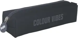 Dohe Colour Vibes Portatodo Cuadrado con Cierre de Cremallera - Negro