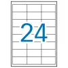 Apli Pack de 12.000 Etiquetas Rectangulares 64.6x33.8mm Adhesivo Permanente Color Blanco
