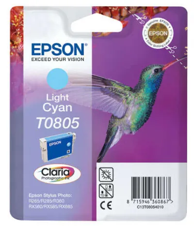 Epson T0805 Cartucho de Tinta Original Cyan Light