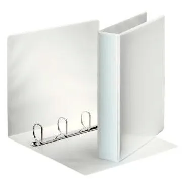 Esselte Carpeta Canguro Personalizable 4 Anillas Mixtas 60mm A4 PP Blanco
