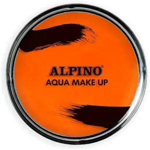 Alpino Aqua Make-Up Polvera Facial Acuarelable Color Naranja - Lavable con Agua y Jabón