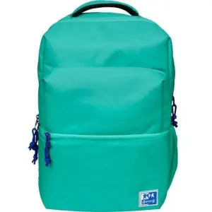 Oxford B-Ready Mochila Escolar Turquesa - Tirantes Acolchados 42x30x15cm