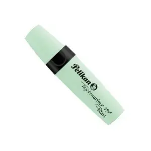 Pelikan Textmarker 490 Marcador Fluorescente Verde Pastel Ergonomico Punta Biselada 3 Anchos