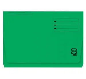 Gio Subcarpeta Con Bolsa Y Solapa Verde Intenso Cartulina Folio 320gr - 25 Unidades