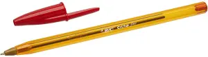 Bic Bolígrafo Cristal Original Fine Rojo Caja 50 Unidades