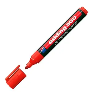Edding Marcador Permanente 300 Rojo