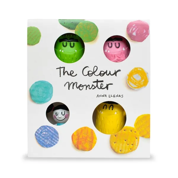 Comansi Set El Monstruo De Colores Con Nuna - 4 Figuras - Juego Inteligencia Emocional - Inspirado En Libro