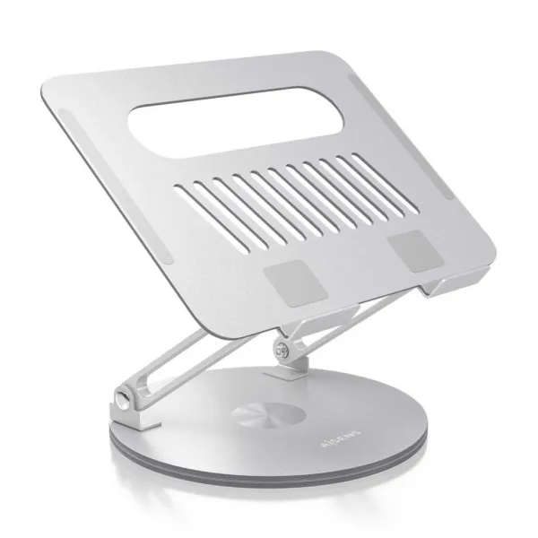 Aisens Soporte Sobremesa XL Giratorio y Ajustable para Portátil o Tablet 10-17" Plata