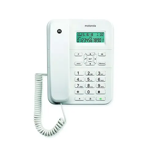 Motorola Teléfono Fijo con Cable CT202 Blanco