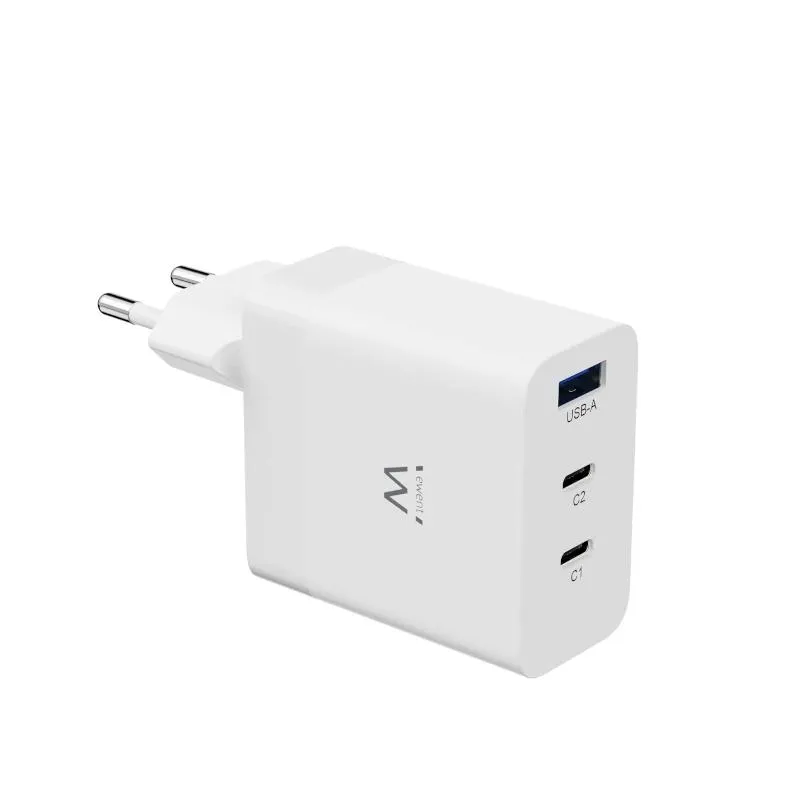 Ewent Cargador Carga Rapido 65W Usb-C Y Usb-A