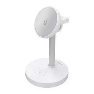 Aisens Cargador Inalámbrico 15W USB-C Qi2 para Móviles, Apple Watch y Auriculares - Blanco