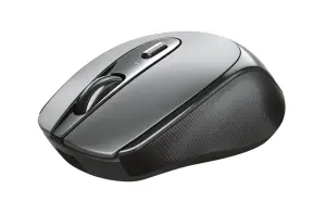Mouse Trust Wireless Zaya Negro - Recargable USB-C - 4 Botones
