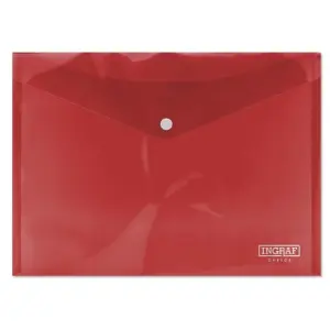 INGRAF SOBRE PORTADOCUMENTOS CON BROCHE A4 ROJO