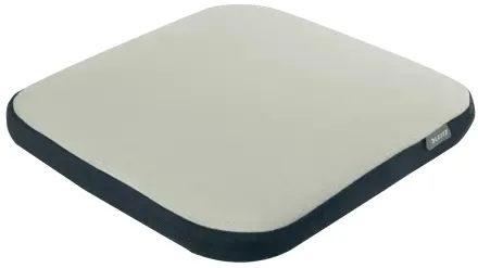 Leitz Ergo Active Wobble Cojin De Asiento Hinchable Con Funda Gris Claro - Con Certificacion Igr - Mejora La Circulacion Y Alivia La Presion En La Columna - Color Gris Oscuro
